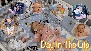 DAY IN THE LIFE of 6 Months Old Reborn Baby Charlie  Kelli Maple