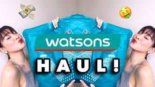 HUGE WATSONS HAUL bath essentials makeup & skincare + announcement of giveaway