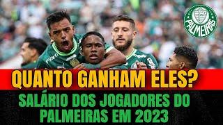 SALÁRIO ATUALIZADO DOS JOGADORES DO PALMEIRAS EM 2023 #palmeiras #futebol