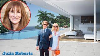 Julia Robertss Wife Husband 3 Children Mansion in Malibu Net Worth Fortune Car Collection...