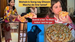 Mohsin k New Song nay Dhoom Macha de  Susral May Main khud khana kun bana rahi kaam wali bn gai