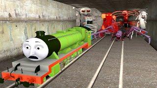 Building a Thomas Train Chased By Cursed Train Monster in Garrys Mod