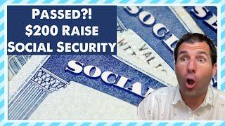 Passed? $200 Raise With the Social Security Expansion Act of 2024