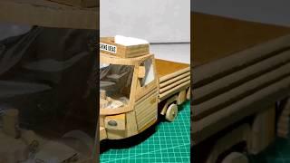How to Make Goods Carrier Auto Rickshaw from Cardboard #shorts