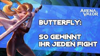 ***BUTTERFLY So gewinnt ihr jeden Fight *** Arena of Valor Deutsch  AoV  RoV  Lien Quan Mobile