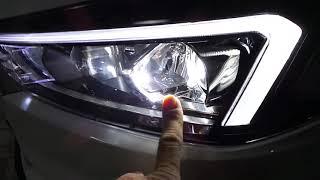 Hyundai Tucson Kısa farına H7 Led far ampulü montajı uygulaması  led headlight applications