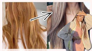 How To Transform Brassy Hair Into ASH BRONDE  Yolissa Hair