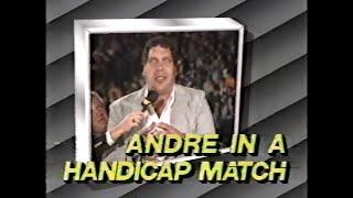 Andre the Giant vs Tito Santana & Jim Powers   SuperStars Feb 25th 1989