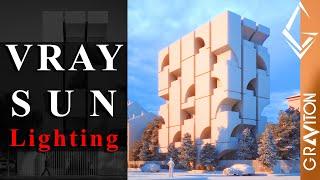 3Ds Max & VRay NEXT  How to set up VRay Sun with VRay Sky