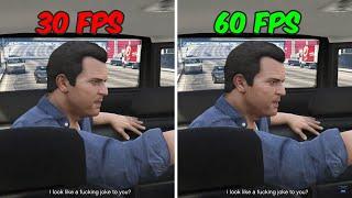 30 FPS vs 60 FPS GTA 5