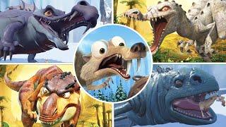 Ice Age Scrats Nutty Adventure & Dawn of the Dinosaurs All Bosses No Damage