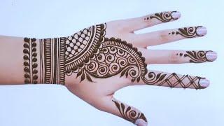 New stylish front hand mehndi design  easy mehndi design  mehndi ki design  mehndi design mehndi