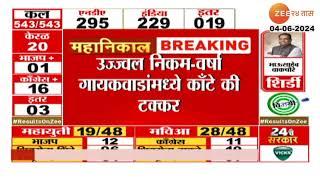 Lok Sabha Election Results LIVE Ujjwal Nikam आणि Varsha Gaikwad यांच्यात काँटे की टक्कर