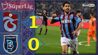 TRABZONSPOR 1-0 BAŞAKŞEHİR  TRABZONSPPOR EVİNDE BAŞKA  SÜPER LİG 19. HAFTA