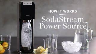 How It Works SodaStream Power Source Sparkling Water Maker