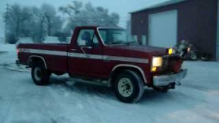 ford f250 6.9 diesel dounuts