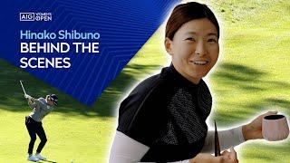 Behind the Scenes with Hinako Shibuno at the 2023 AIG Womens Open