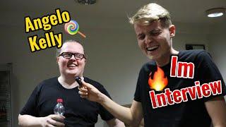 Angelo Kelly reagiert humorvoll auf meine Interviewfragen I Tour Vlog