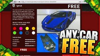 FREE CARS in GTA 5 ONLINE No Requirements - EASY & FAST GLITCH GTA V ONLINE Tips and Tricks