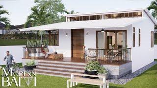 Simple and Elegant Modern Bungalow House Design  3-Bedroom