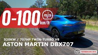 2023 Aston Martin DBX707 0-100kmh & engine sound