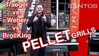 Weber Smokefire vs. Traeger vs. BroilKing Pellet  Pelletgrill im großen Vergleich  Mit Smoke Test
