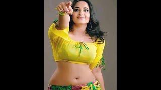 Anushka shetty hot  anushka exposing hot navel in saree  anushka exposing assets #shorts #viral