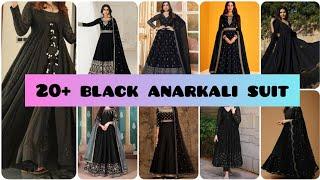 Trending and stunning black anarkali suits  simple and stylish anarkali suit designs #trending