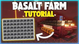 Minecraft EASY Basalt Farm Tutorial 1.20+ 18000 PH