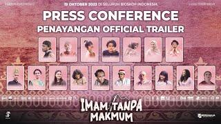 Press Conference Imam Tanpa Makmum