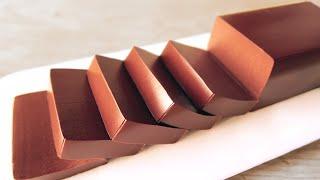 Смешайте Молоко Шоколад и Какао Десерт без муки без выпечки  Chocolate Mousse Cake