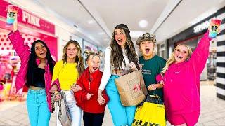 SHOPPiNG WiTH MY SiBLiNGS FOR HAWAii *CRUSH was at the mall* 