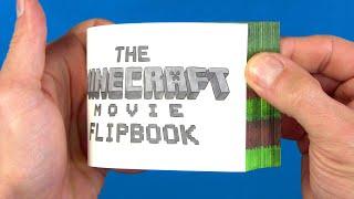 I made the MINECRAFT MOVIE Flipbook