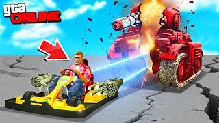 НОВЫЙ РЕЖИМ - KART CRASH В ГТА 5 МИНИ ТАНК VS СУПЕР КАРТ С РАКЕТАМИ В GTA 5 ONLINE