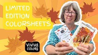 Viviva colorsheets  Limited edition Fall colours