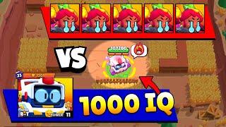 *NEW* R-T BRAWLER TOO OP 1000 IQ BROKEN GAME Brawl Stars 2023 Funny Moments Wins Fails ep.1043