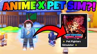 This *NEW* Anime Game Combines ANIME AND PET SIMULATOR?? Pet Fighters Simulator