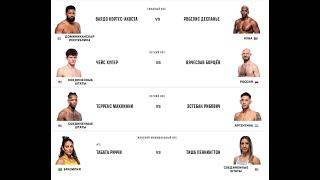 UFC Fight Night on ESPN 56 . Lewis - Nascimento . Разбор и Прогноз  Prelims . Хупер - Борщев .