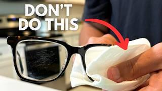 The Right Way To Clean Your Glasses