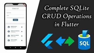 Flutter SQFLITE CRUD Operations