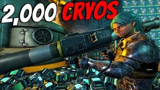 How We RAIDED A Hidden Base For 2000+ CRYOS - Ark