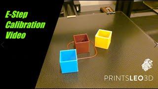 E-Step Calibration Voxelab Aquila