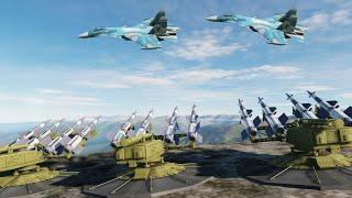 New S-125 SA-3 GOA Shoot Down Russian Planes - Su-33 - DCS World