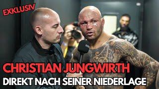 CHRISTIAN JUNGWIRTH - Erstes INTERVIEW nach der NIEDERLAGE gegen CHRISTIAN ECKERLIN - OKTAGON 62