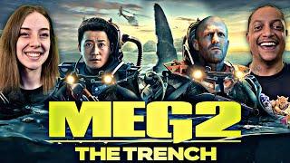 MEG 2 THE TRENCH  MOVIE REACTION  OUR FIRST TIME WATCHING  MORE MEGS  WE ARE STRESSED OUT