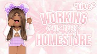 *live* working on my homestore  removing vday update