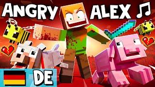 ANGRY ALEX  OFFIZIELLE DEUTSCHE VERSION A Minecraft Animation Music Video - auf Deutsch