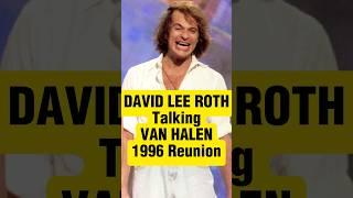 David Lee Roth on Eddie Van Halen & 1996 Reunion #vanhalen #eddievanhalen #bestguitarist #sternshow