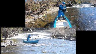 Canoe Poling  an introduction to moving water poling.