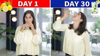 WHAT HAPPENS WHEN YOU DRINK LEMON WATER FOR 30 DAYS  By GunjanShouts